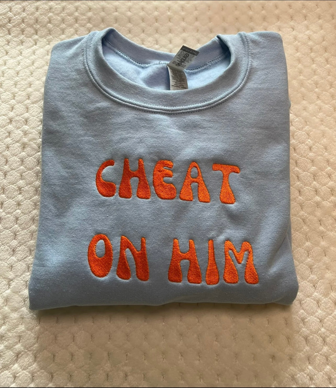 Y2k Britney Inspired Embroidered Sweatshirt