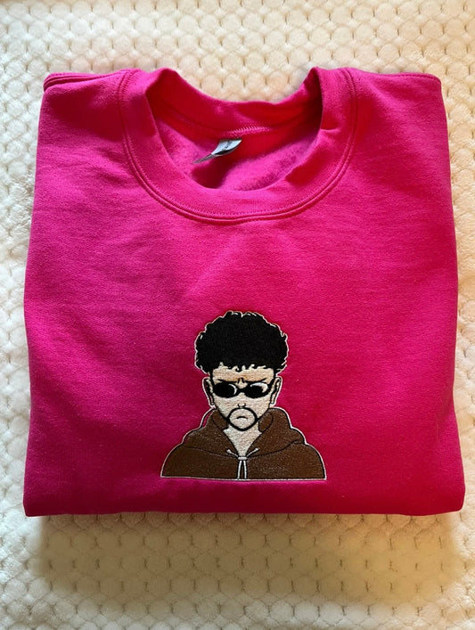 B Bunny Pink Embroidered Sweatshirt