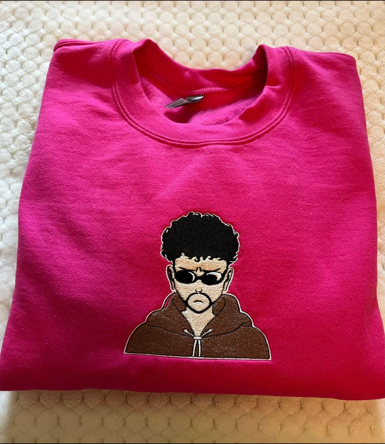 B Bunny Pink Embroidered Sweatshirt