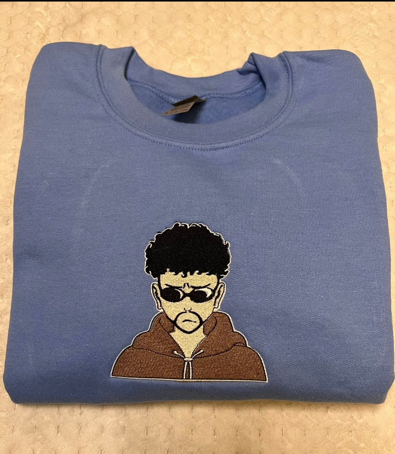 B Bunny Blue Embroidered Sweatshirt