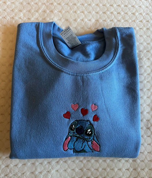 Stitch Embroidered Sweatshirt