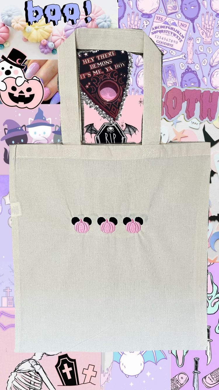 Pink Mickey Tote Bag