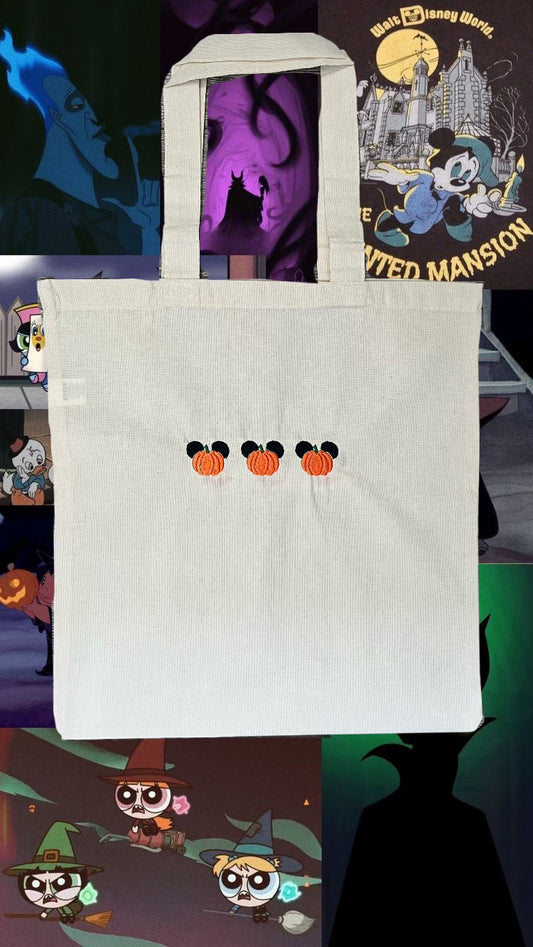 Mickey Pumpkin Tote Bag